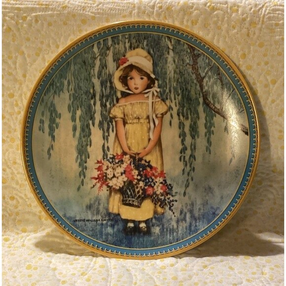 Easter First Edition Jessie Wilcox Smith Childhood Memories Collectors Plate - Picture 4 of 11